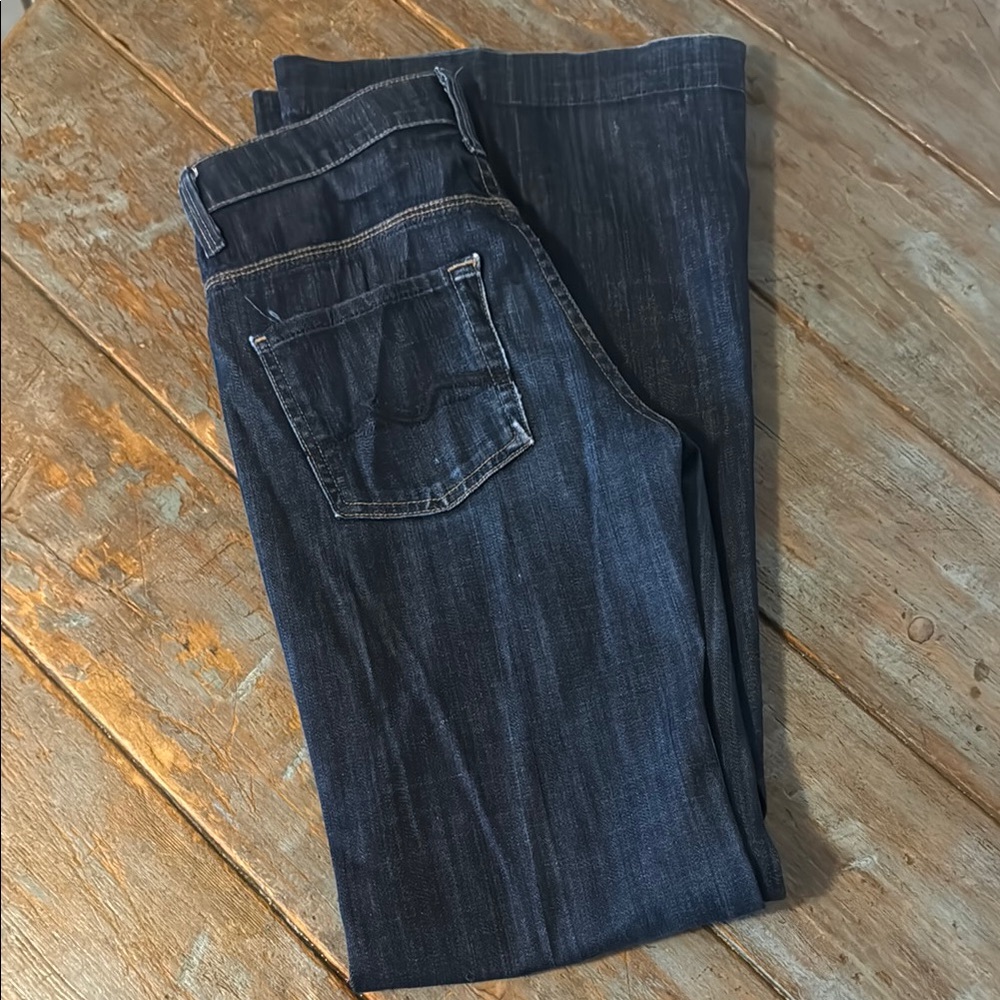 7 For All Mankind high rise ginger jeans